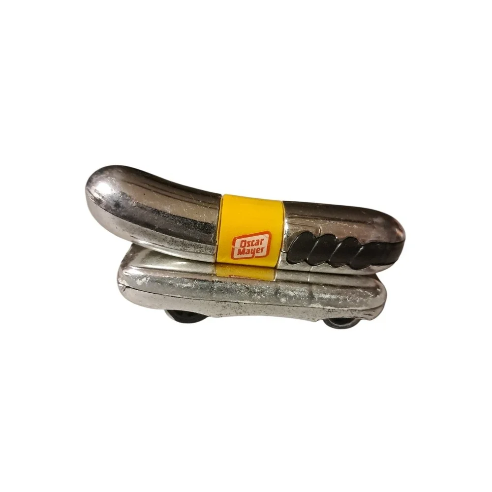 Vintage Hot Wheels Oscar Mayer Wiener Silver 1993 Mattel Diecast Car Loose